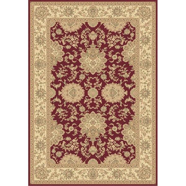 Dynamic Rugs Legacy 5.3 x 7.7 58019-330 Rug - Red LE6958019330